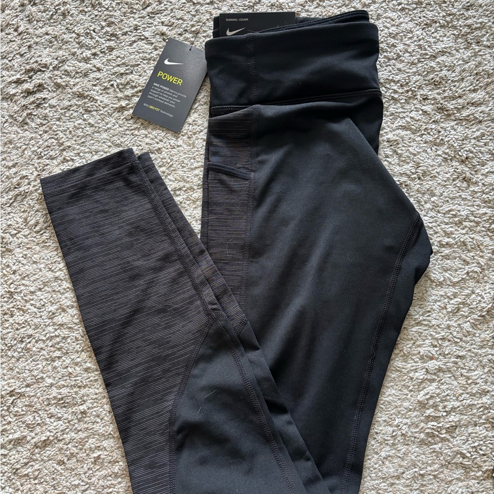 Nike Black Power Leggings NWT